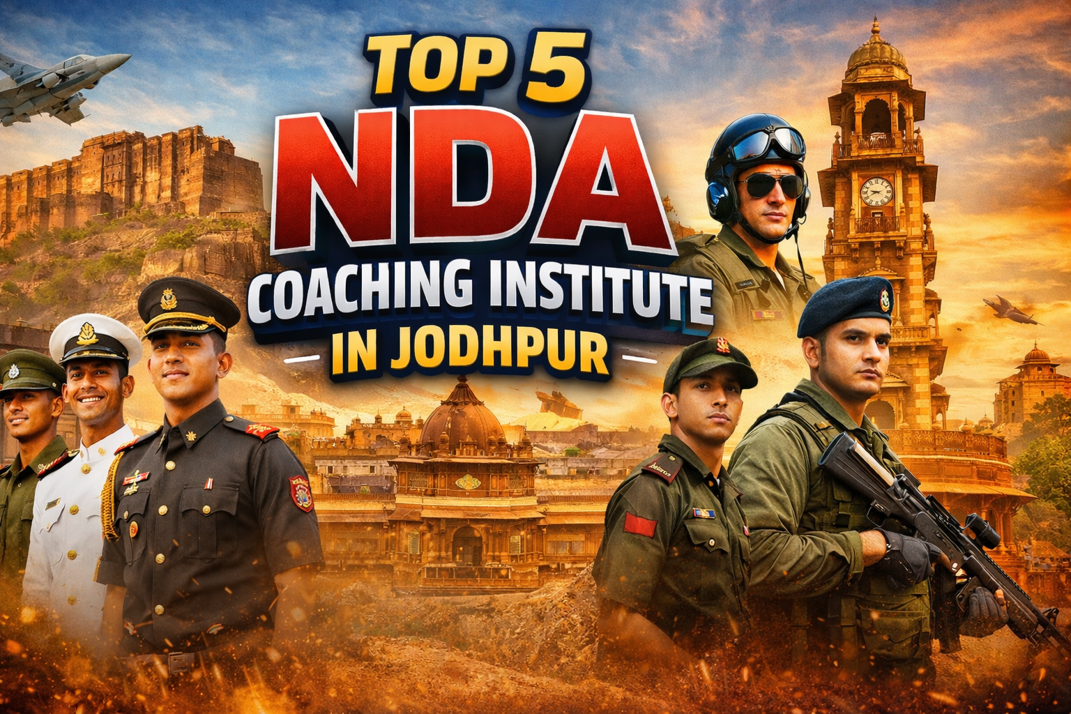 Top 5 NDA Coaching Institutes in Jodhpur: Based on Strong Faculty